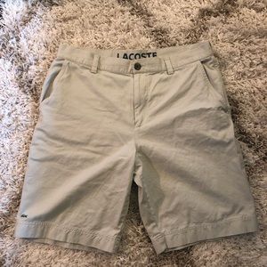 Lacoste Mens Flat Front Shorts EUR 44 US 34